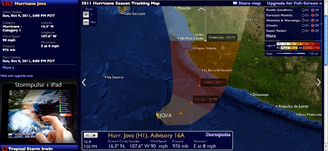 Hurricane Jova in Puerto Vallarta
